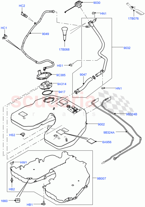 Part Diagram for Land Rover LR048108