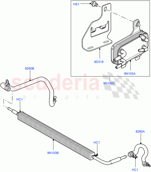 Part Diagram for Land Rover PIB500052