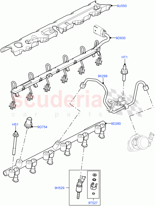 Part Diagram for Land Rover LR128535