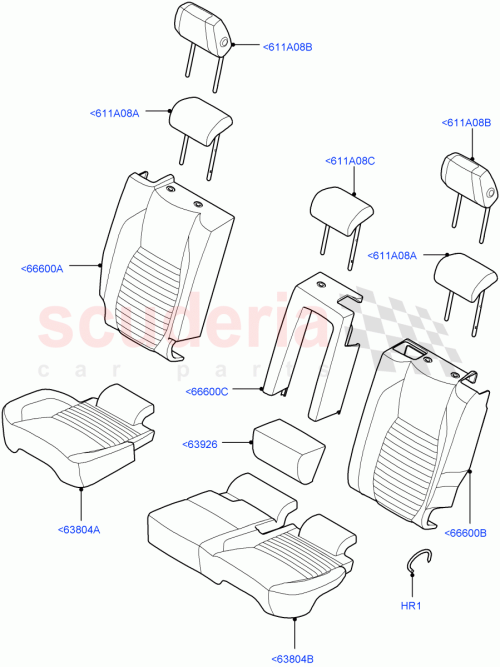 Part Diagram for Land Rover LR160429