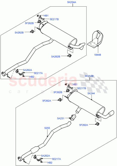 Part Diagram for Land Rover LR101997