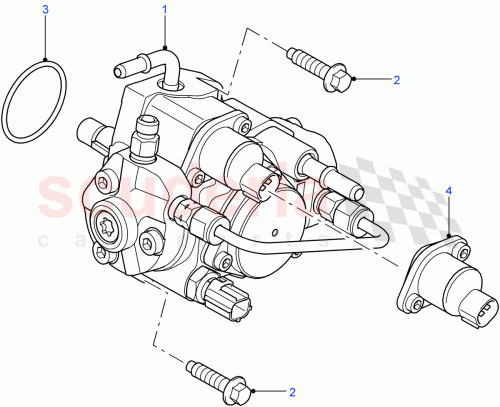 Part Diagram for Land Rover LR009587