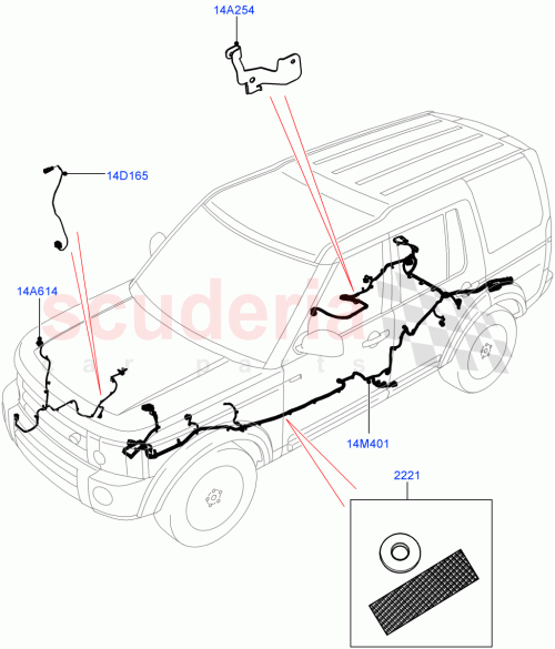 Part Diagram for Land Rover LR059307