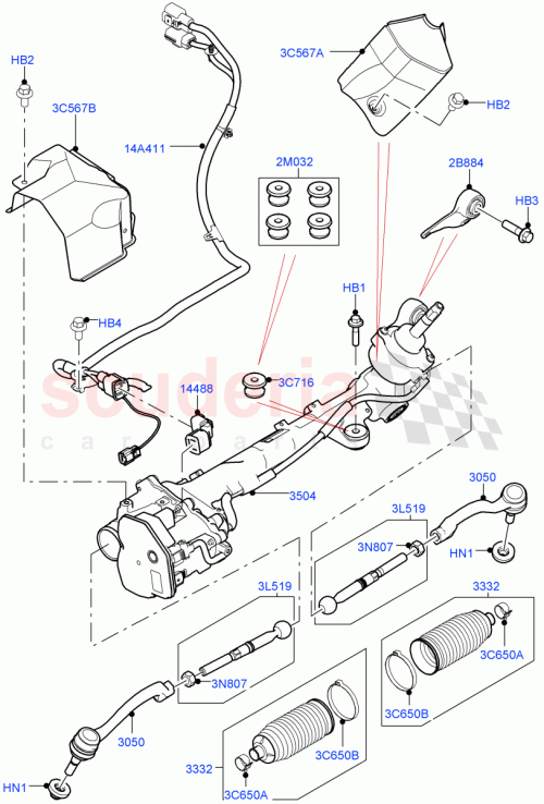 Part Diagram for Land Rover LR090885