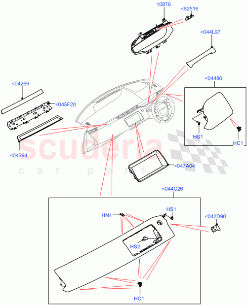 Part Diagram for Land Rover LR115287