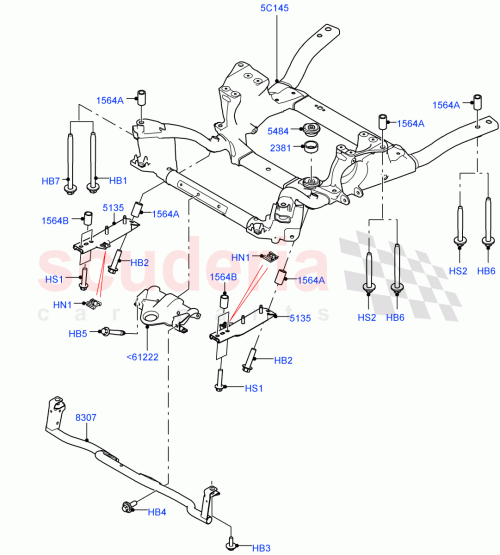 Part Diagram for Land Rover LR050753