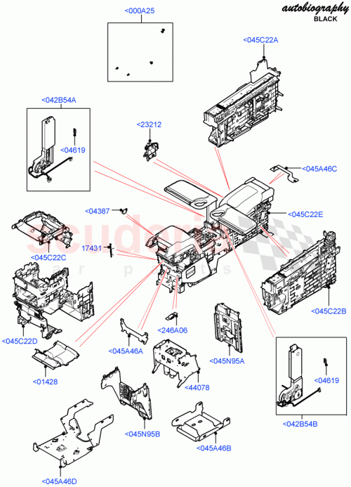 Part Diagram for Land Rover LR132833