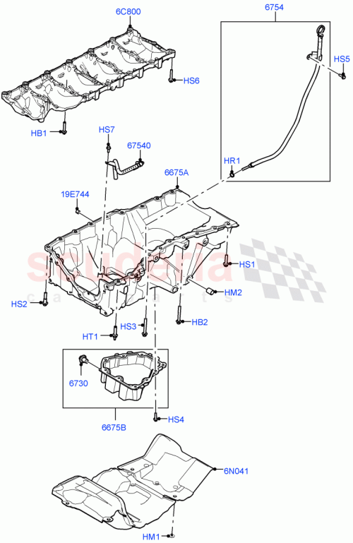 Part Diagram for Land Rover LR154784