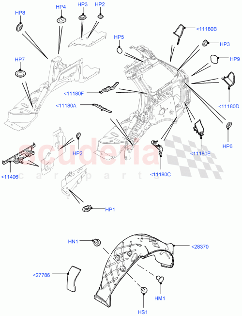 Part Diagram for Land Rover LR050800