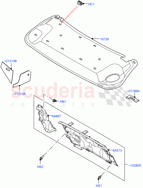 Part Diagram for Land Rover LR120593