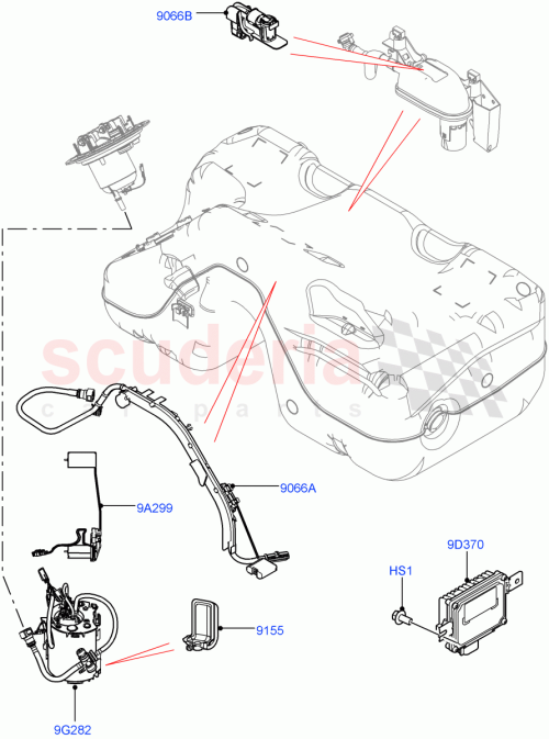 Part Diagram for Land Rover LR057235