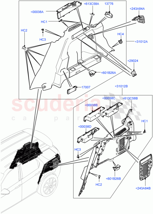 Part Diagram for Land Rover LR076407