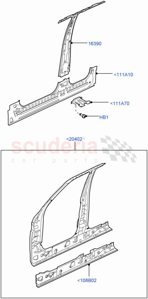 Part Diagram for Land Rover LR017414