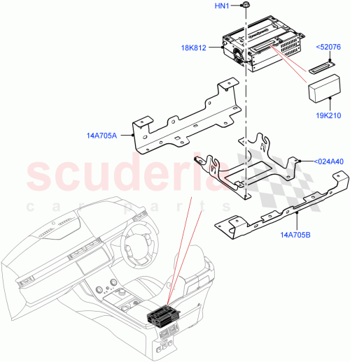 Part Diagram for Land Rover LR141133