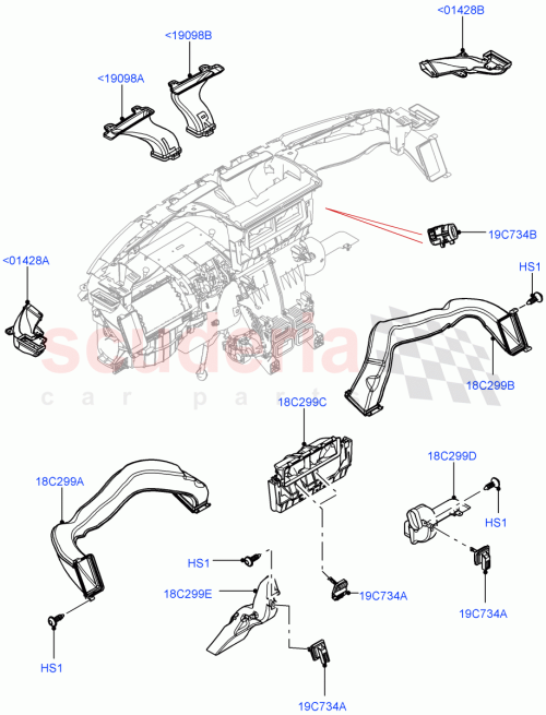 Part Diagram for Land Rover LR083359