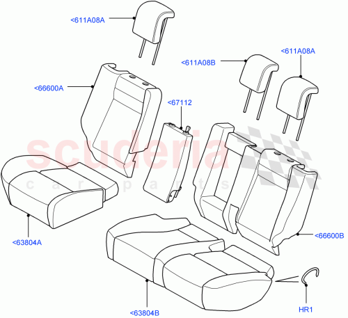 Part Diagram for Land Rover HMA501490PVJ