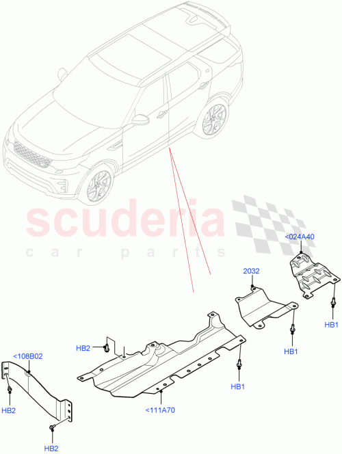 Part Diagram for Land Rover LR142263