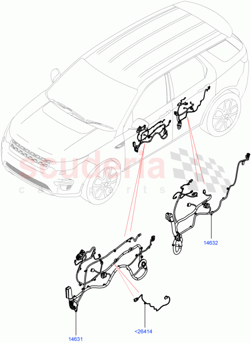 Part Diagram for Land Rover LR162219