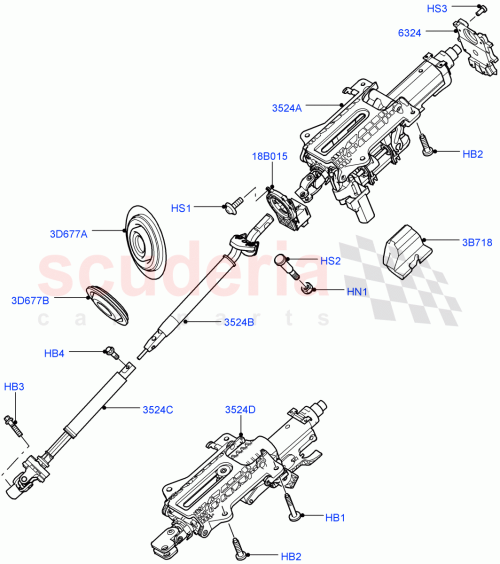 Part Diagram for Land Rover QLB500051