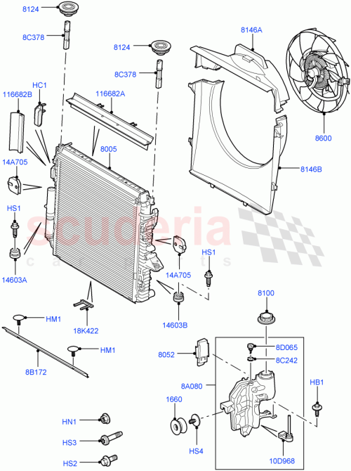 Part Diagram for Land Rover LR021777