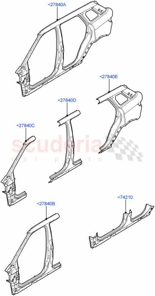 Part Diagram for Land Rover LR028461
