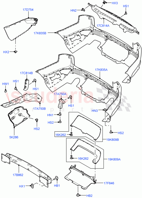 Part Diagram for Land Rover LR065493