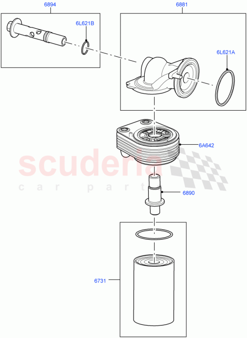 Part Diagram for Land Rover LR029240