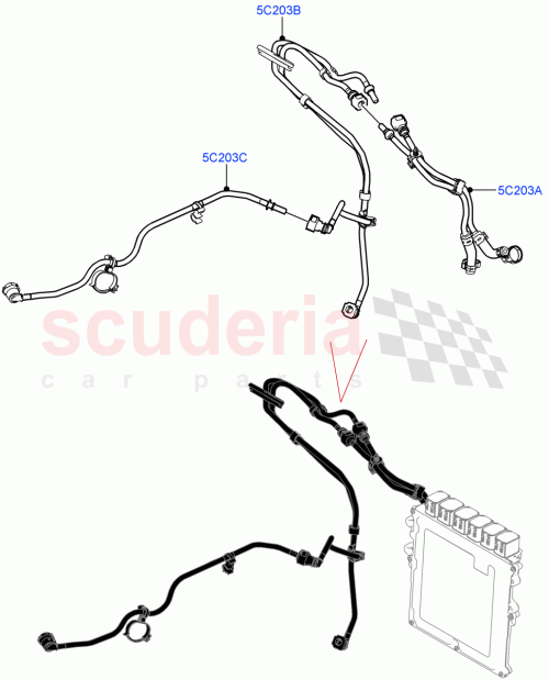 Part Diagram for Land Rover LR140970
