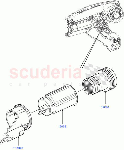 Part Diagram for Land Rover YXW500060