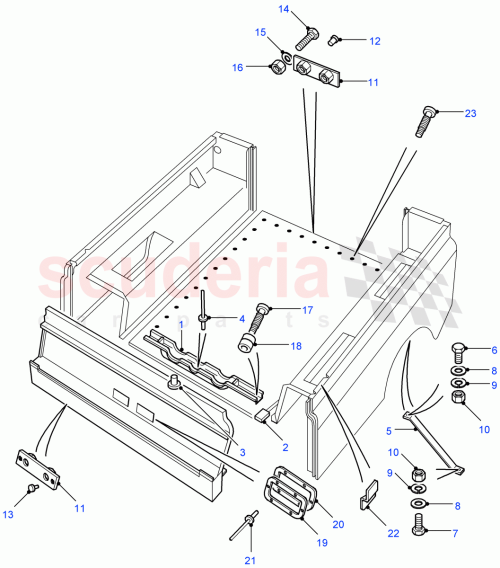 Part Diagram for Land Rover RB610082
