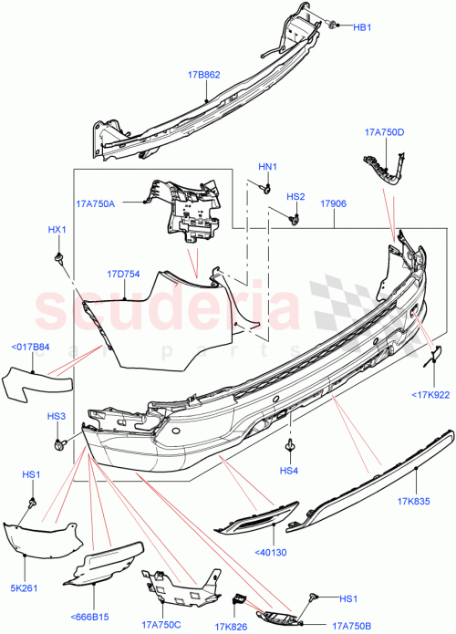Part Diagram for Land Rover LR133509