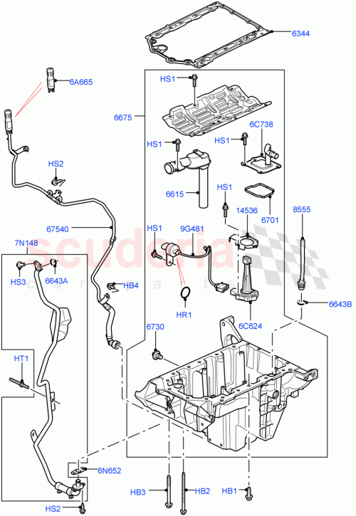 Part Diagram for Land Rover LR019457