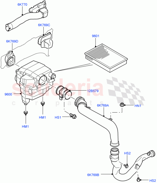 Part Diagram for Land Rover PHE000112