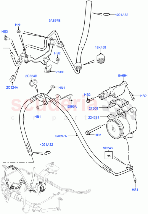 Part Diagram for Land Rover LR035504