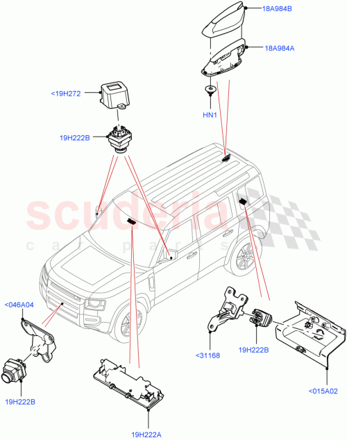 Part Diagram for Land Rover LR133976