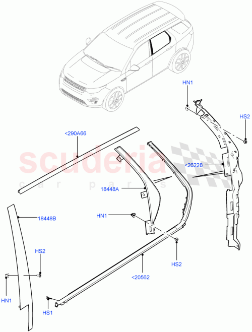 Part Diagram for Land Rover LR058623