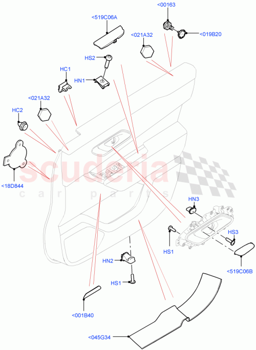 Part Diagram for Land Rover LR091668