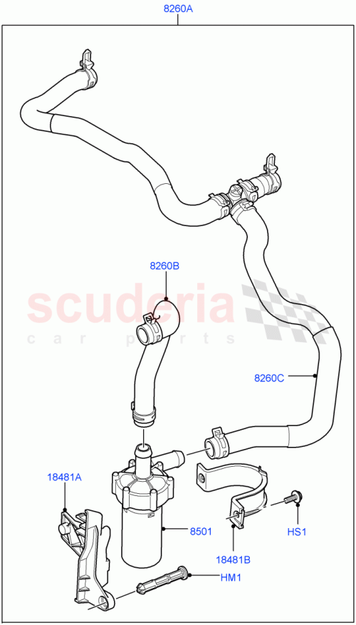 Part Diagram for Land Rover PYT500011