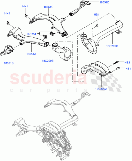 Part Diagram for Land Rover DA608046