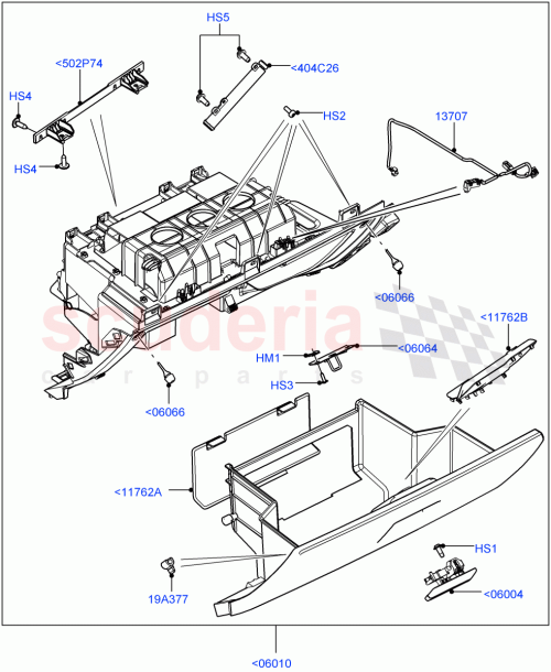 Part Diagram for Land Rover LR092285