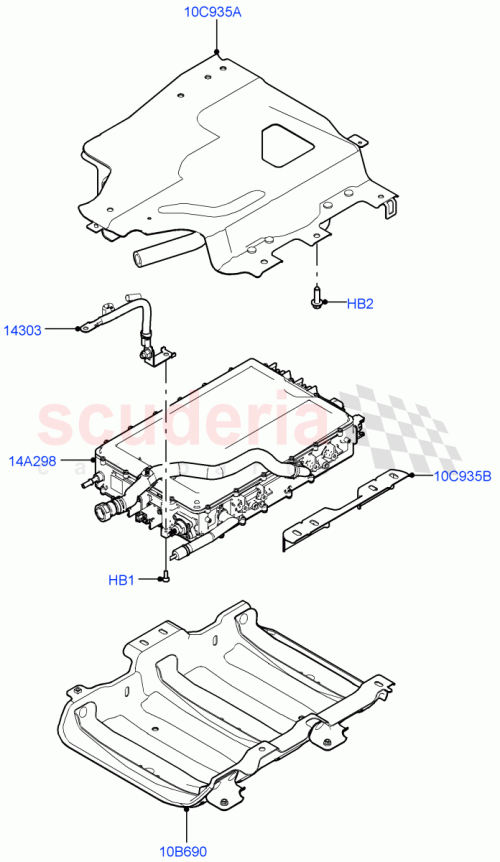 Part Diagram for Land Rover LR161312