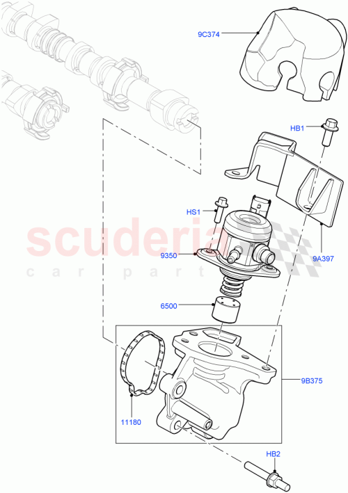 Part Diagram for Land Rover LR067230