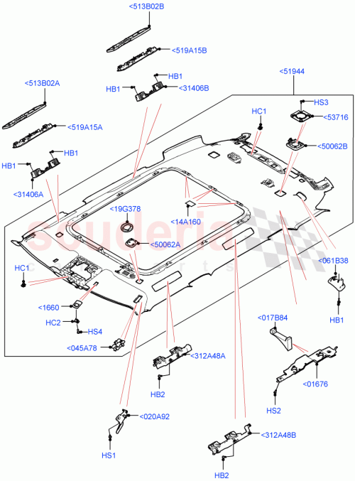 Part Diagram for Land Rover LR154269