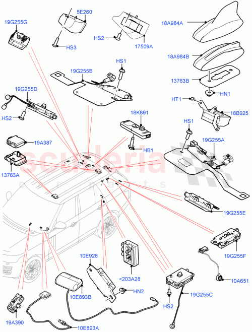 Part Diagram for Land Rover LR038151