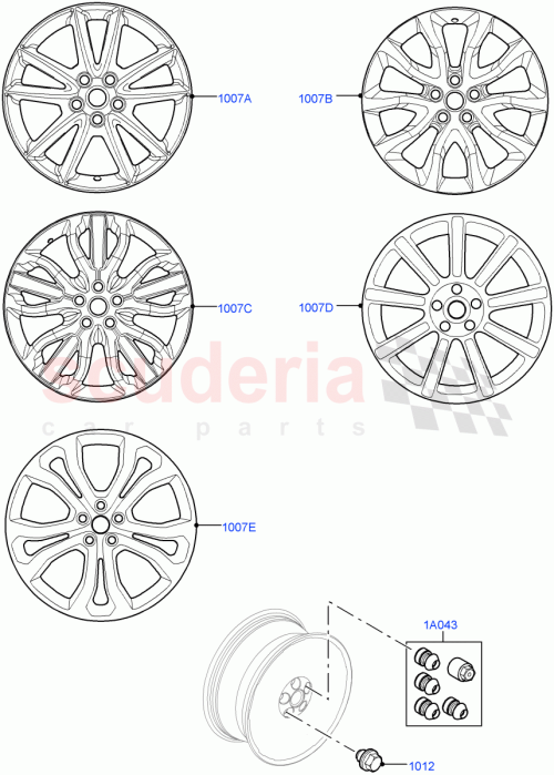 Part Diagram for Land Rover VPLWW0083