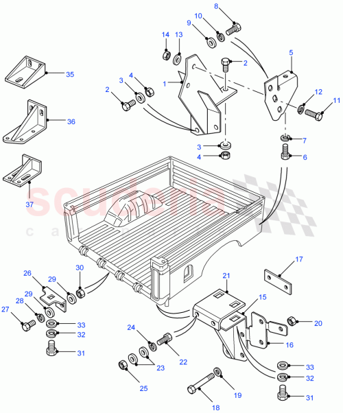 Part Diagram for Land Rover FB108141