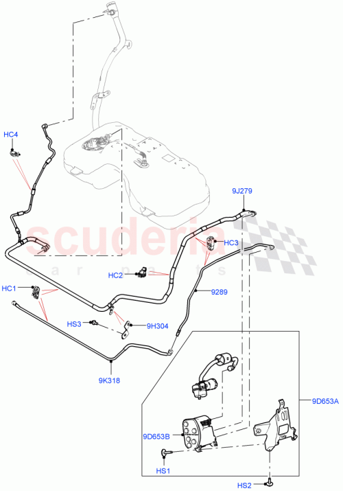 Part Diagram for Land Rover LR155683