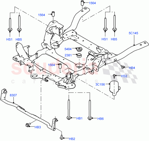 Part Diagram for Land Rover LR081348