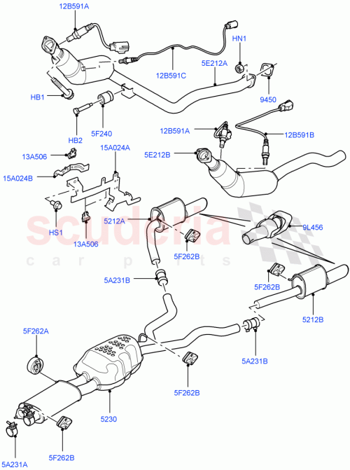Part Diagram for Land Rover LR015392