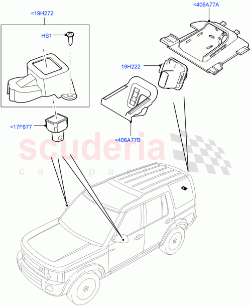 Part Diagram for Land Rover LR051728